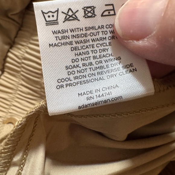Adam Selman Sport Gold Tan Cargo Track Pants in Chino Size Medium Like New! - Picture 9 of 11